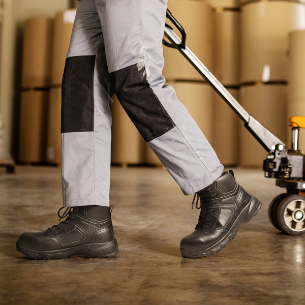 Men's Non-Slip Industrial Work Boots - BLACK - 8